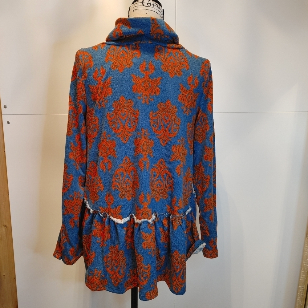Peplum cowl neck sweater - Picture 4 of 8